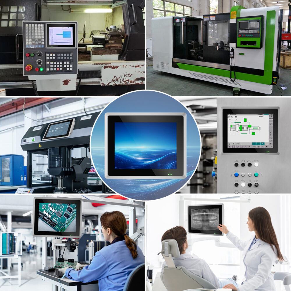 Square Screen Fanless Industrial Panel PC Built for Continuous Operation