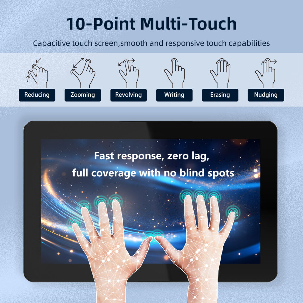 Wide Screen Fanless Industrial Panel PC Built for Continuous Operation
