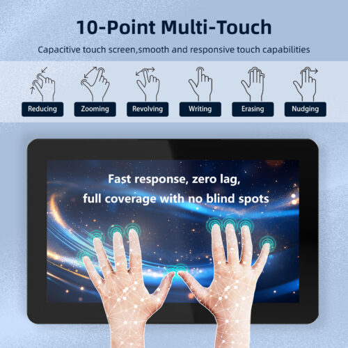 Wide Screen Fanless Industrial Panel PC Built for Continuous Operation