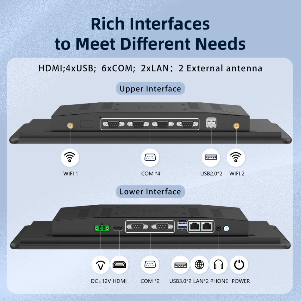 Android Active Cooling Industrial Panel PC