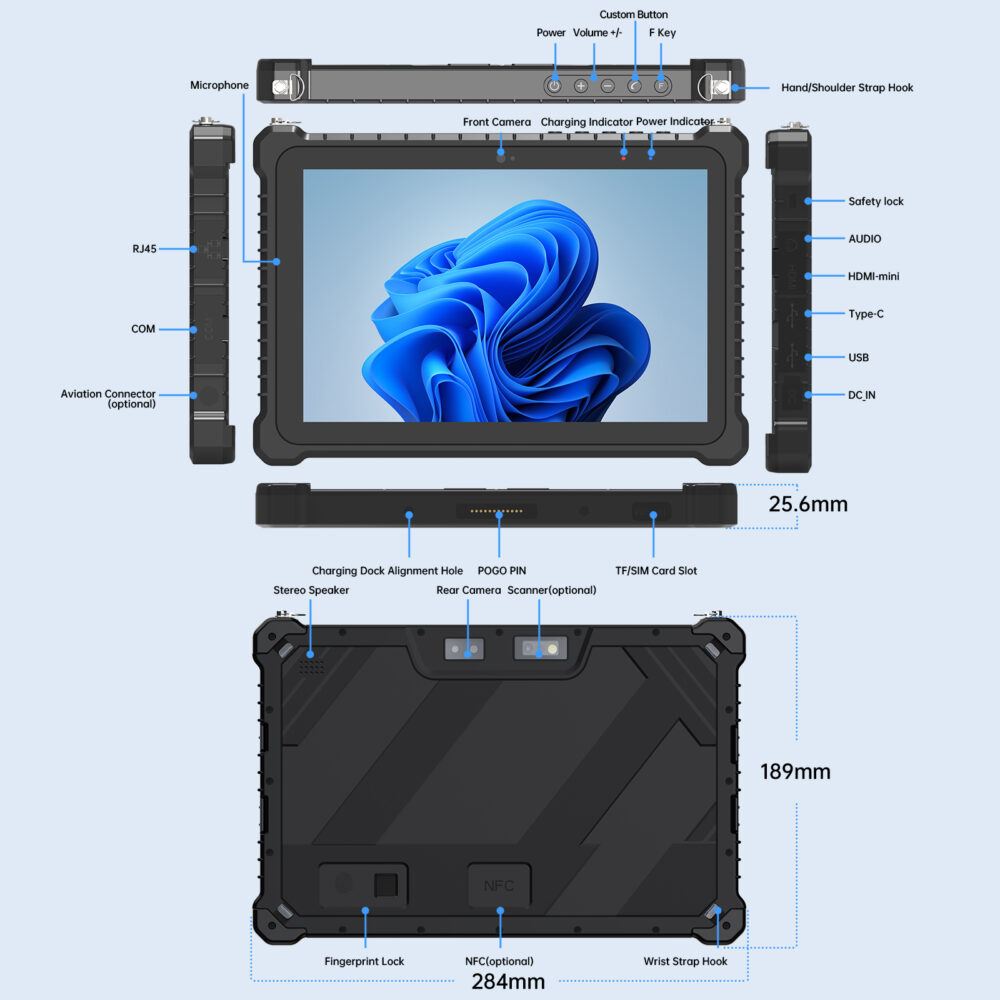 10.1 inch Rugged Tablets