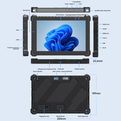 10.1 inch Rugged Tablets